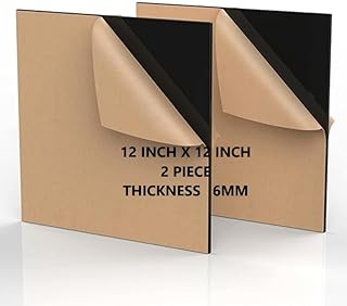 Acryl-Kunststoffplatte Acrylglas Zuschnitt Acrylicglasplatten Acrylglasplatte 305 mm x 305 mm, 1/4 dick, 6 mm, für Schilde...