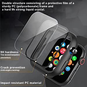 Protection d'écran 41 mm verre trempé coque rigide PC