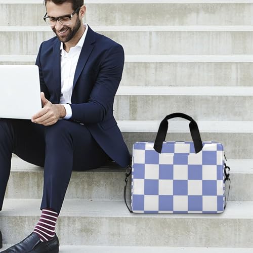 Maletín portátil para laptop 15.6 pulgadas violeta y blanco miniatura 3