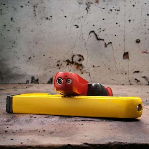 Encendedor Recargable de Butano Antiviento Rojo miniatura 4