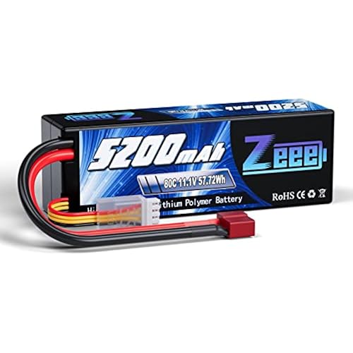 Zeee 3S Lipo Battery 5200mAh 11.1V 80C with T Connector