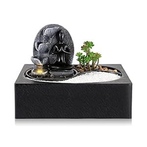 Dyna-Living Buddha Tischbrunnen mit LED