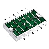 Oxxggkao Tragbare Tischfußballmaschine, kleines Tischfußballspiel, für Kinder, Erwachsene, Familie, pädagogisch für Heimunterhaltung, Zwei Personen Kampftischmaschine