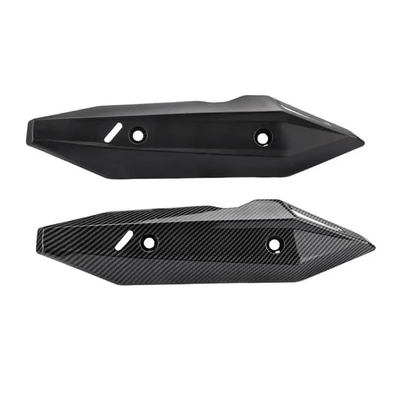 Couvercle universel de caloduc moto style carbone premium