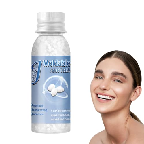 GXGM Reparación temporal de dientes, kit de reparación de empastes, cuentas de reparación dental para empastes temporales, moldeables para reparar dientes perdidos o rotos