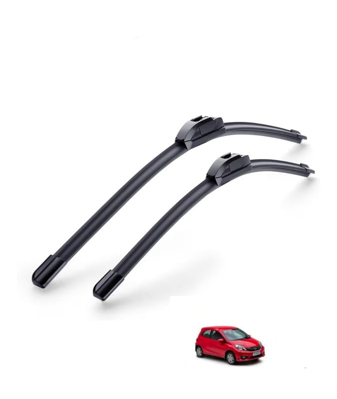 Image of AWB Frameless /Soft 22 inch16 inchAll-Season Replacement Wiper Blades Compatible with Honda Brio(Pack of 2)