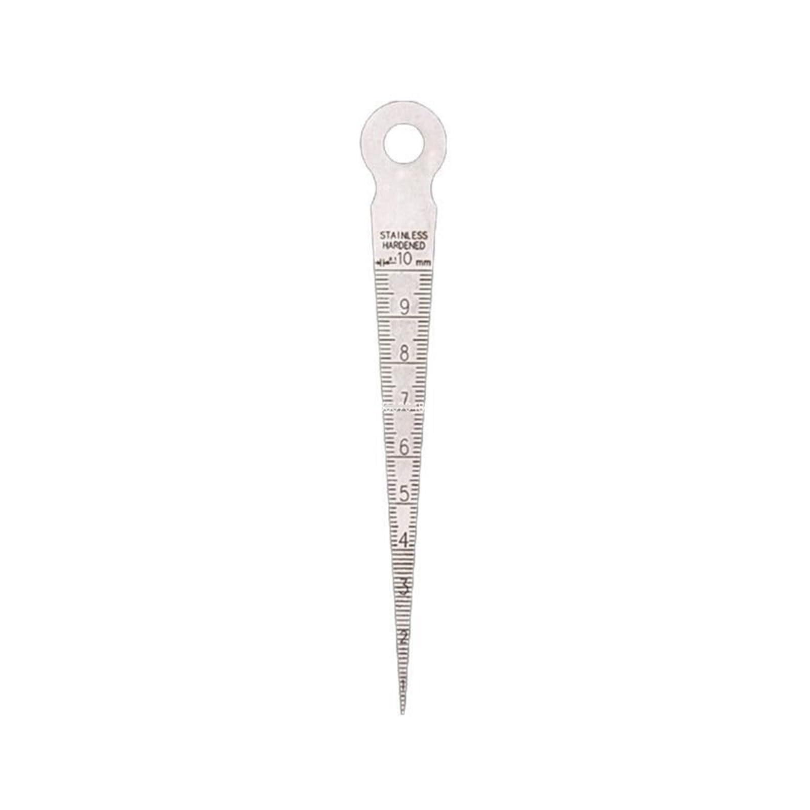 Cfwwsaq B Feeler Gauges, Engine Measuring Tool Feeler Gauge Thickness Measuring Tool Wedge-Shaped Triangle Feeler Gauge(B)
