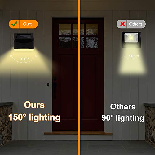 Maggift 12 Pack Solar Deck Lights, Outdoor Solar Powered Fence Step Lights, Deck Lights Waterproof Outside Night Lights Decor For Steps Stairs Walkway Garden Fences Wall, Warm White #TOP5