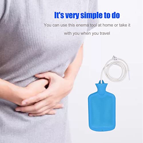 GLOGLOW Conjunto de ducha de enema, kit de saco de enema, fácil operação para limpeza de intestinos