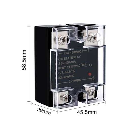 Relais statique SSR monophasé haute performance 60A DC-AC durable - 2
