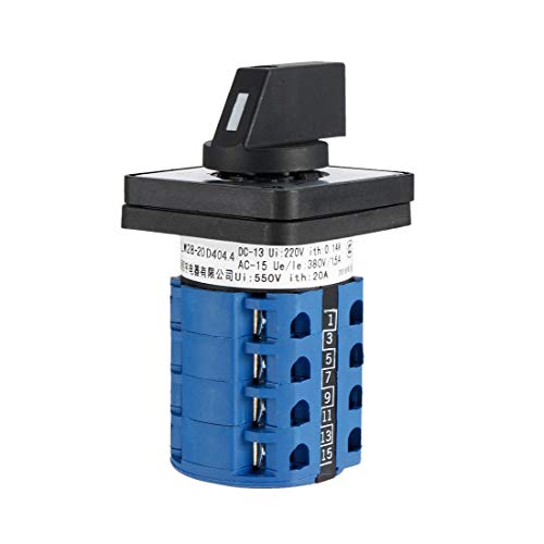 VictorsHome Changeover Switch LW28-20 3 Positions 16 Terminals Universal Rotary Cam Selector Latching Switches 550V 20A by VictorsHome - Used condition - Image 4