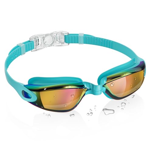 Image of Aegend Swim Goggles, Swimming Goggles No Leaking Full Protection Adult Men Women Youth