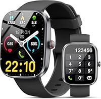 Smartwatch Uomo Donna, 1.96"HD Smartwatch con Effettua/Risposta Chiamate, 112+ Sportive, 24/7 Fitness Tracker con Cardiofrequenzimetro Contapassi Sonno, Impermeabile IP68 Smart Watch per Android iOS