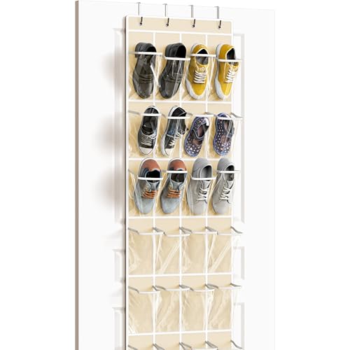 Simple Houseware 24 Pockets - Crystal Clear Over The Door