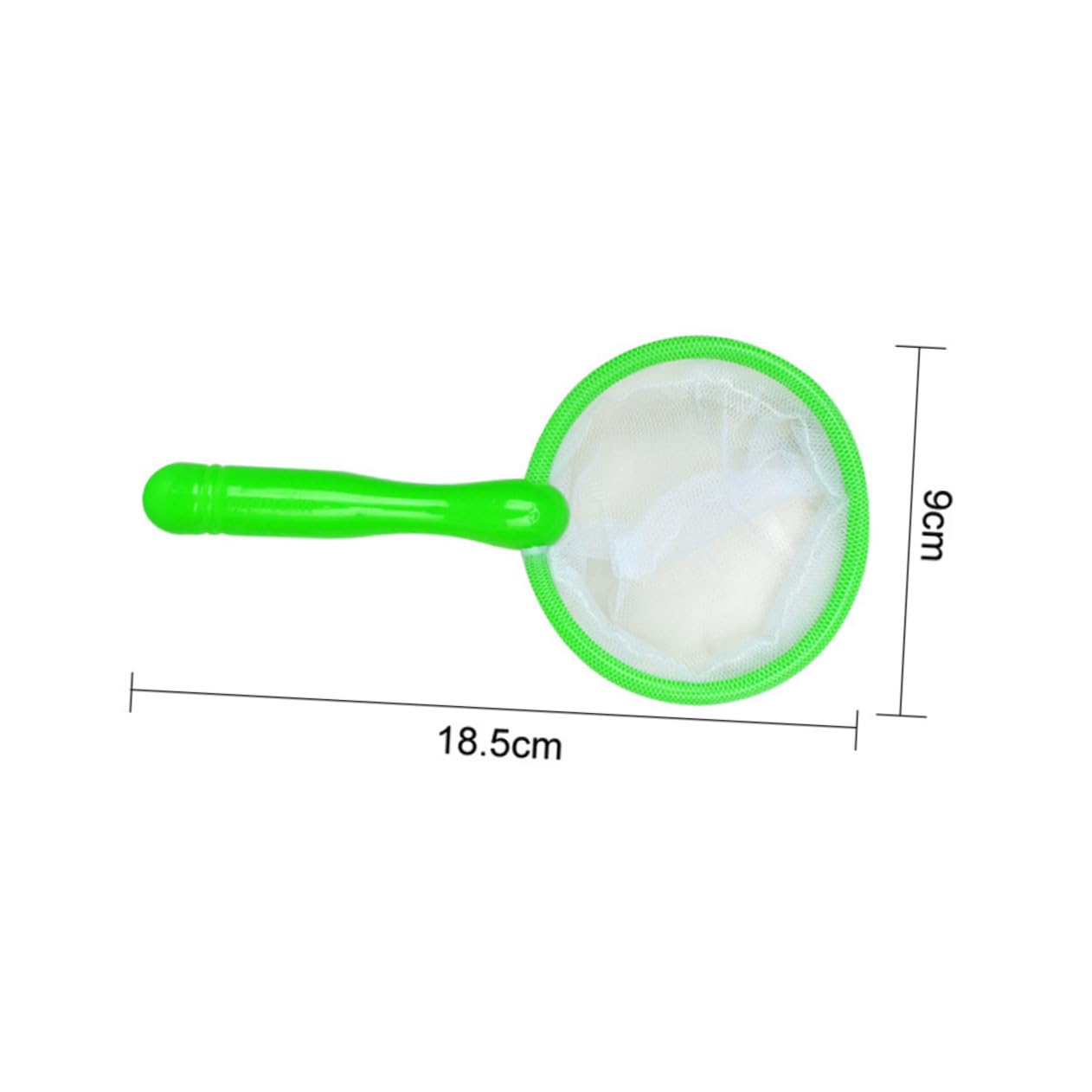 Uonlytech Filet de Pêche pour Jeunes 10 Pièces, Jouet Plastique Compact