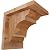 Ekena Millwork COR06X08X08NEB01RWR New Brighton Corbel w/Backplate, 8"D x 8"H, 4"W Douglas Fir (Rough Sawn)