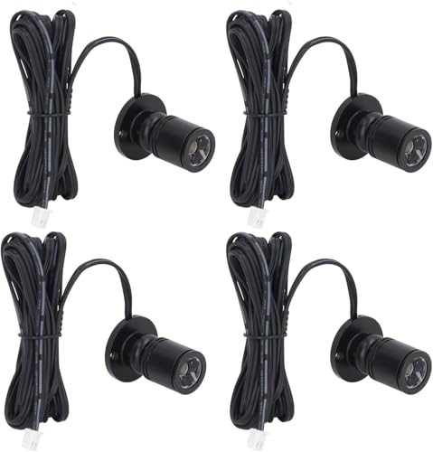 Focos LED ajustables con pantalla USB y luz cálida para entradas de joyería 2