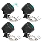 FERCAISH 4 Pcs 500W Car Speaker, TP-006A High Power Stereo Car Tweeter, Vertical Round Easy to Install Speakers for Surface Mounting on Car Truck and Boat (4Pcs)