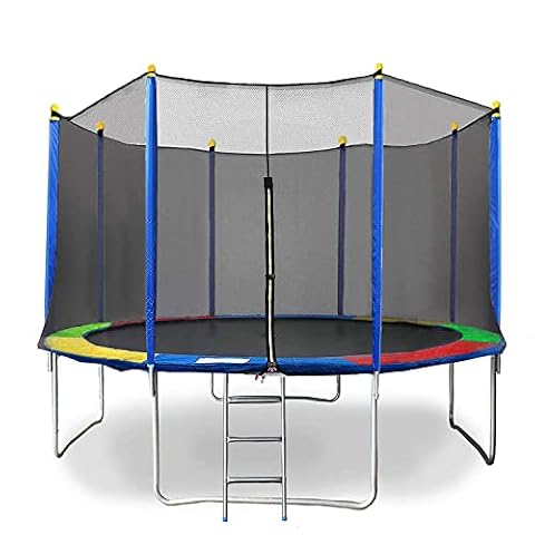 Reznor 10 Feet Trampoline with Enclosure Net and Ladder