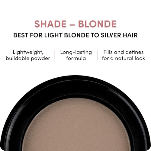 Billion Dollar Brows Eyebrow Powder in Blonde – Achieve Fuller, Fluffier Brows with Buildable Coverage, Velvet-Smooth Formula, Cruelty-Free & Vegan for a Natural, Soft Finish