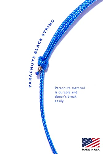 Handmade Evil Eye Bracelet Royal Blue String Kabbalah Protection Hamsa Adjustable Mexican Bracelet Mal De Ojo Luck Amulet for Women Men Family Friends (Royal blue)4