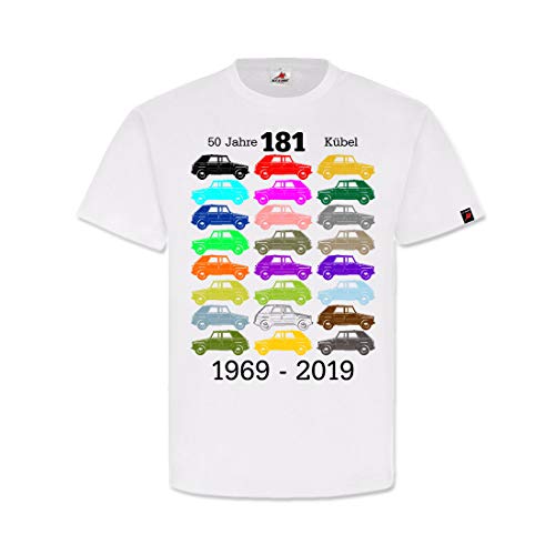 T-shirt type 181 allemand blanc 50 ans W1969 taille Medium 31989