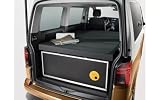 Volkswagen Original Zubehör Komfortschlafauflage, 146x63x33 cm, Schwarz, Polyester, für T6/T6.1 Multivan