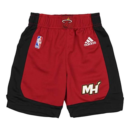 Outerstuff NBA Miami Heat Toddlers Replica Alternate Shorts - 3T