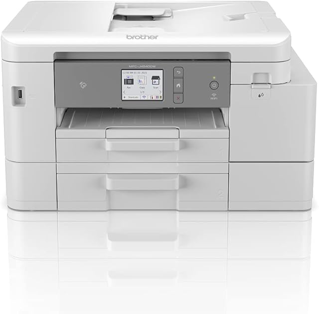 Brother MFC-J4540DW Wireless Colour Inkjet Printer | 4-in-1 (Print/Copy/Scan/Fax) | A4 | Photos | Ink Included | UK Plug