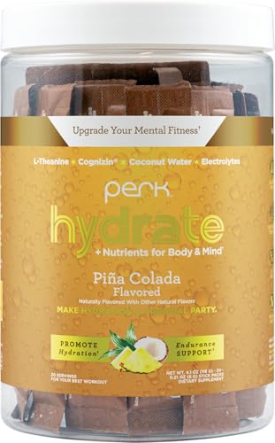 Perk Perk Hydrate Electrolyte Stickpacks (Pina Colada) 20 Packets, Vegan sold by Nutricost - Amazon Seller - US