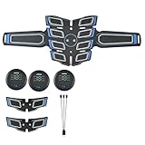 Sport Knight EMS Trainer - Bauchmuskeln und oder Gesäßmuskeln, bis zu 6 Verschiedene Intensitätsstufen Orange/Blau/Ohne