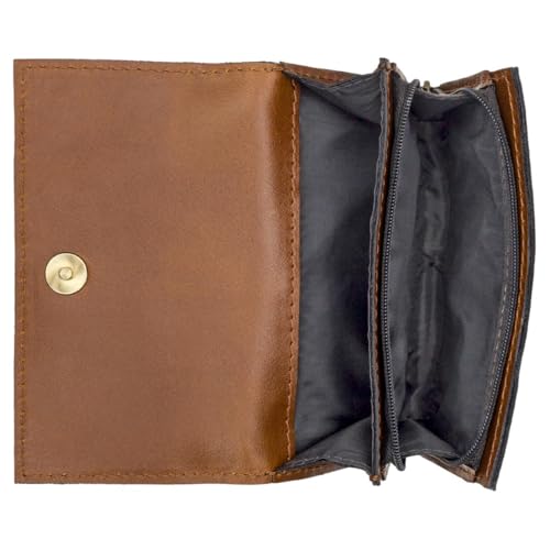 Patricia Nash Olmetta Leather Wallet, Small Square Bi-fold, RFID Protected (Latte)4