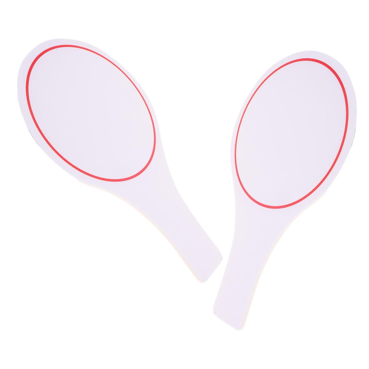 ibasenice 2Pcs Handheld Dry Erase Scoreboards Single Sided Judging Boards for Outdoor Events Sturdy Material Reusable Writing Paddles for Sports Easy Control Performance