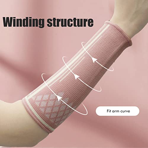 TiSkying Volleyball Arm Sleeves Wristbands, Badminton Wrist Brace Compression Wrist Guards Sports Wrist Support for Women Men Students, 1 Pair - Image 4