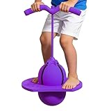 Generisch Palla Saltante Con Manico - 90 cm - Palla Rimbalzante Divertente Con...