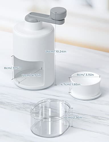 Ice Shaver Portable Ice Crusher with Free Ice Cube Trays