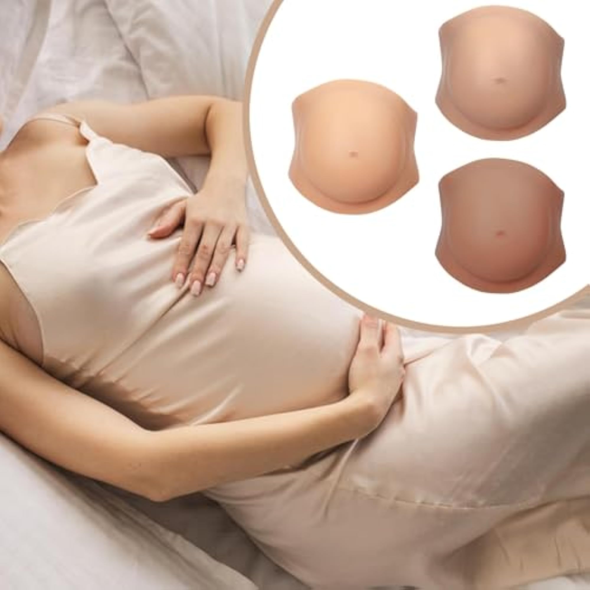 Fake Belly Tummy Silicone Belly for Advertising Performance