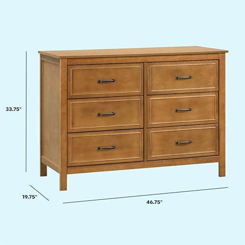 Image of Davinci Charlie 6-Drawer Double Dresser in Chestnut