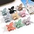 ALIMITOPIA Butterfly Hair Claw Clip Non Slip Matte Hairpin Barrette Headdress Bobby Pins Headwear Hair Jaw Clamp Clip Accessories for Women Girl Thick Thin Hair(Medium 2.7 inches;9pcs)