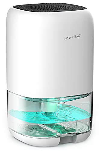 KLOUDI Dehumidifier for Home Small Dehumidifier Quiet Electric Mini Dehumidifier 2200 Cubic Feet 260 sq.ft (35oz 1000ml)