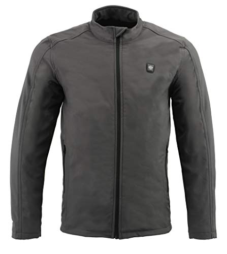 Image of Nexgen Heat Men's Standard MPM111762SET Grey Zipper Soft Shell Jacket, 3X-Large
