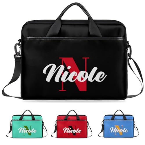 Personalized-Laptop-Bag-Case Briefcases Shoulder Bag for Women Man, Custom Computer Cases for Laptops