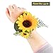 U'Artlines Wrist Corsage,6pcsCorsage Handmade Wrist Corsage Blush Bridesmaid Hand Flower for Wedding Festival Beach Party Prom (A Corsage 6pcs)