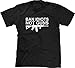 Blittzen Mens T-shirt Ban Idiots Not Guns, L, Black