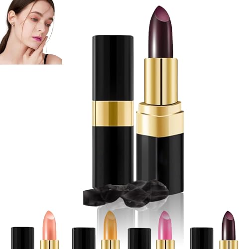 Magic Lipstick, Long Lasting Matte Magic Lipstick, Original 24 Hour Magic Lipsticks, Magic Color Changing Lipstick, Natural Lip Stain Gloss Moisturizing Lip Balm (1#)