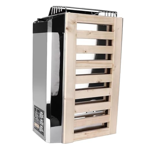 Estufa De Sauna De 3kw, Calentador De Sauna De Acero Inoxidable 220v, Control Interno, Estufa Para Calefacción De Sauna, Equipo Para Sala De Sauna, Baño Húmedo Y Seco, Calentador De Sauna Para Hogar