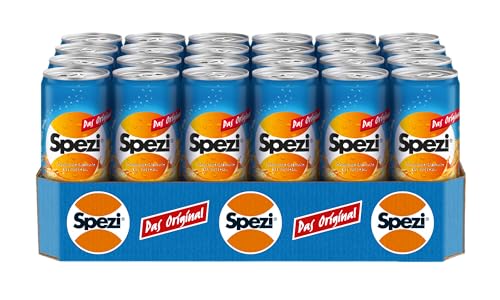 SPEZI das Original 0,33 l Dose - Erfischungsgetränk aus Deutschland mit Cola und Orangen Geschmack (24 x 0,33 l)