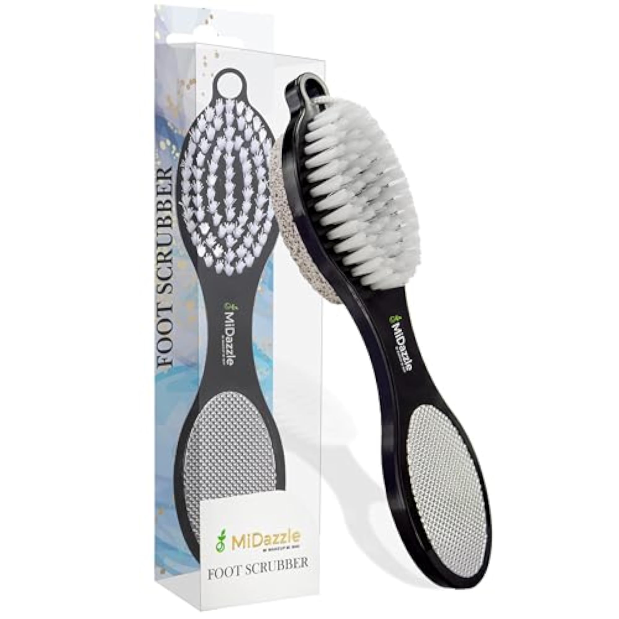 Midazzle 4 In 1 Foot Pedicure Brush & Pumice Stone Set