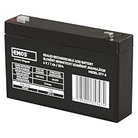 EMOS – EMOS - Wartungsfreier Bleiakku - 6V 7Ah - AGM Batterie - Fas
