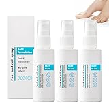 Fußpilz Spray, 3 Stück Fußspray Pflege, Foot and Nail S-pray zur Nagelreparatur...